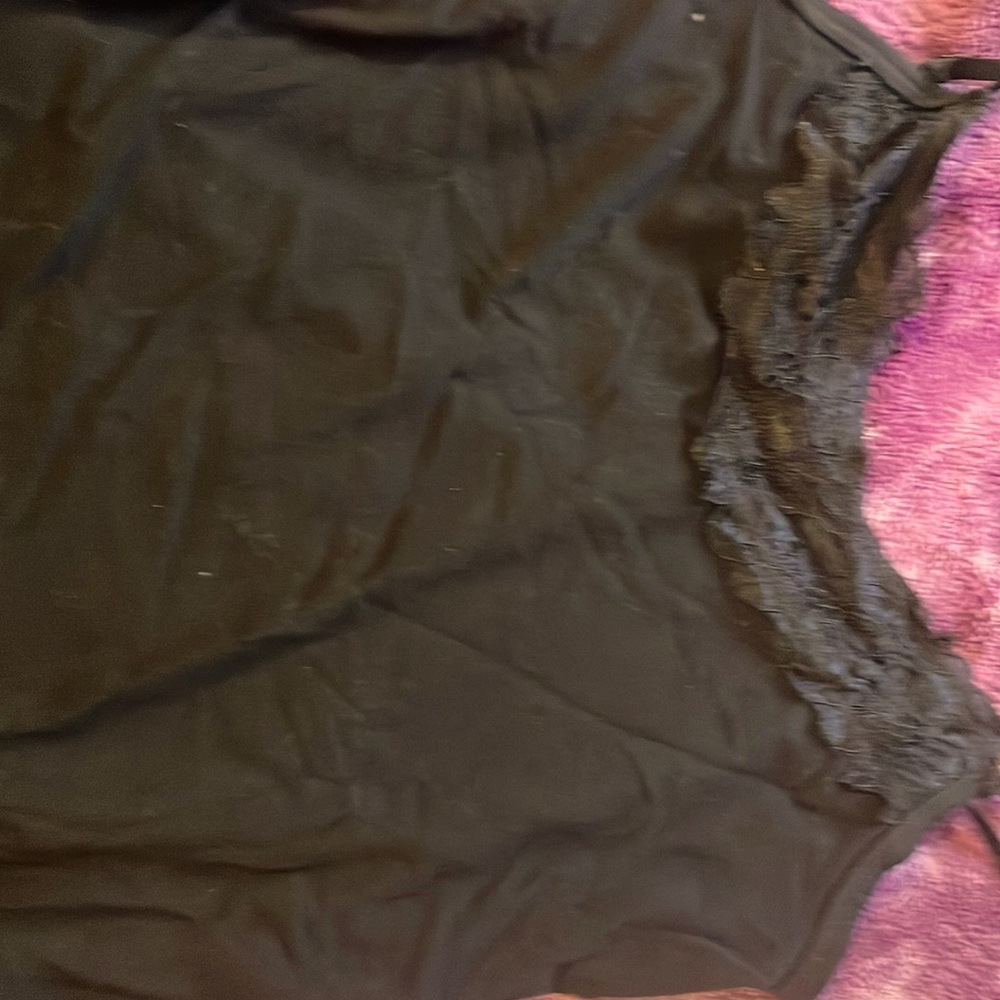 EUC wore twice black Cato tank top